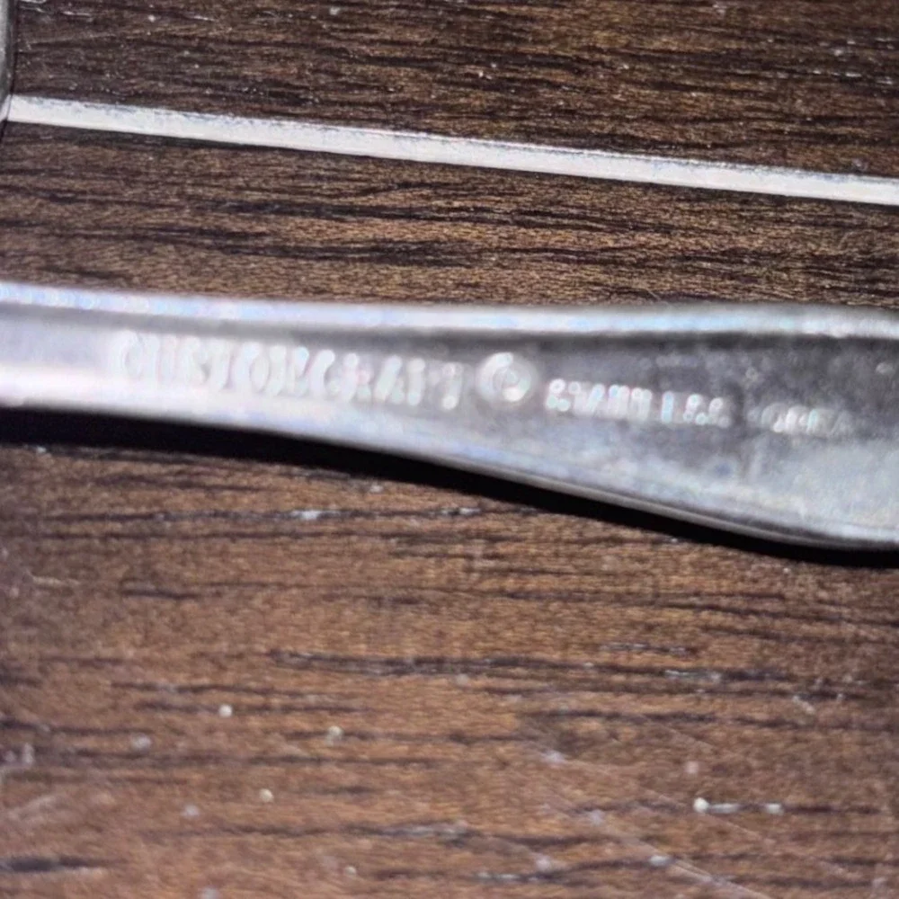 Vintage | Customcraft Stainless Flatware Set Spoons‎ Forks Knife Simeon L George